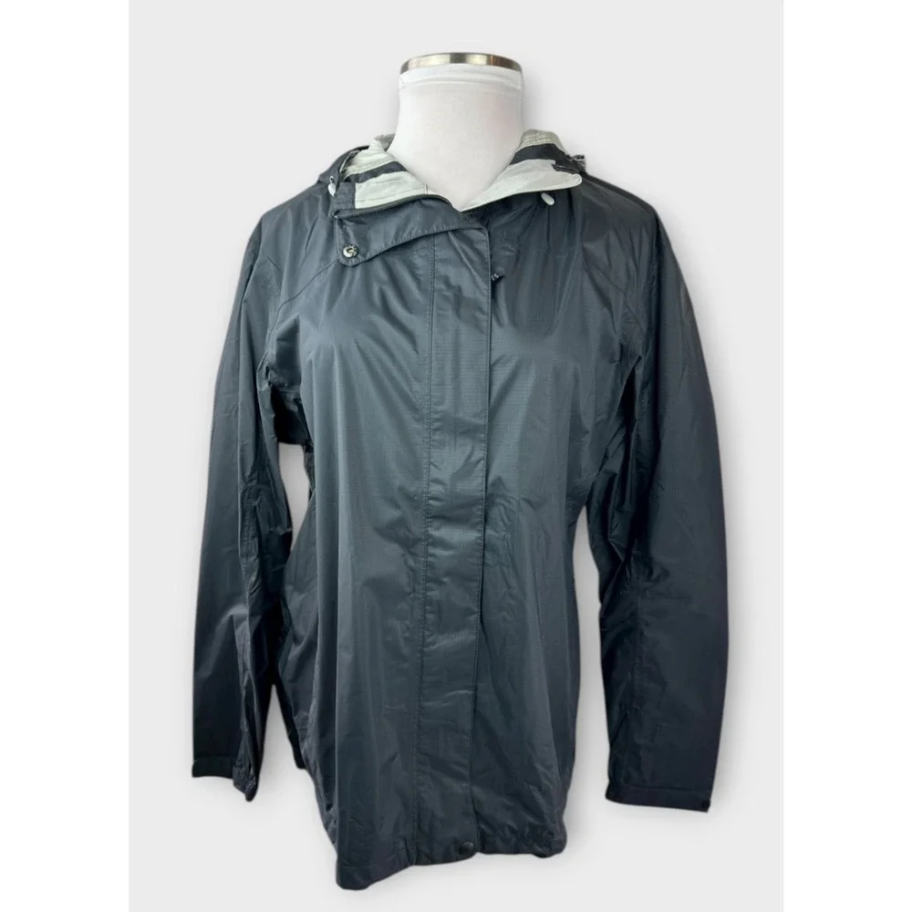 LL Bean Trail Model Rainwear Rain Jacket Ripstop Plus Size 3X Full Zip Hooded - Picture 3 of 13